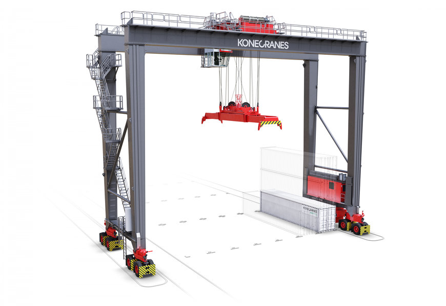 Konecranes puts the battery in big container handling machines